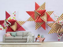 Laden Sie das Bild in den Galerie-Viewer, Fototapete Sterne Origami