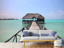 Laden Sie das Bild in den Galerie-Viewer, Fototapete Strand Paradies