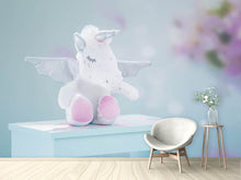 Laden Sie das Bild in den Galerie-Viewer, Fototapete Süsses Einhorn