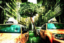 Laden Sie das Bild in den Galerie-Viewer, Fototapete Taxi Fantasie