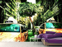 Laden Sie das Bild in den Galerie-Viewer, Fototapete Taxi Fantasie