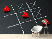 Laden Sie das Bild in den Galerie-Viewer, Fototapete Tic tac toe Liebe