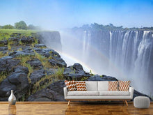 Laden Sie das Bild in den Galerie-Viewer, Fototapete Über dem Wasserfall