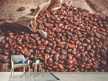 Laden Sie das Bild in den Galerie-Viewer, Fototapete Viele Kaffeebohnen