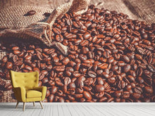 Laden Sie das Bild in den Galerie-Viewer, Fototapete Viele Kaffeebohnen