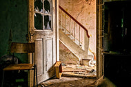 Fototapete Zerfallene Treppe