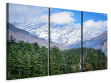 Laden Sie das Bild in den Galerie-Viewer, Leinwandbild 3-teilig Ausblick auf Manali