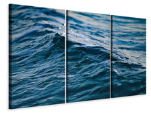 Laden Sie das Bild in den Galerie-Viewer, Leinwandbild 3-teilig Das Meer XL