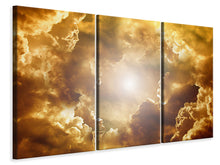Laden Sie das Bild in den Galerie-Viewer, Leinwandbild 3-teilig Dem Himmel ganz nah