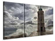 Leinwandbild 3-teilig Der Leuchtturm in Marseille