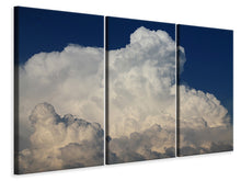Laden Sie das Bild in den Galerie-Viewer, Leinwandbild 3-teilig Die Cumulus Wolke