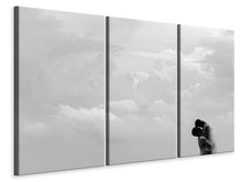 Laden Sie das Bild in den Galerie-Viewer, Leinwandbild 3-teilig In den Wolken