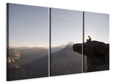 Laden Sie das Bild in den Galerie-Viewer, Leinwandbild 3-teilig Inspiration Berge