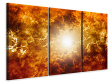 Laden Sie das Bild in den Galerie-Viewer, Leinwandbild 3-teilig Inspiration Himmel