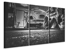 Laden Sie das Bild in den Galerie-Viewer, Leinwandbild 3-teilig Oldtimer Reparatur