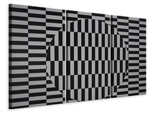Laden Sie das Bild in den Galerie-Viewer, Leinwandbild 3-teilig Psychedelic Art 1