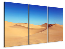 Laden Sie das Bild in den Galerie-Viewer, Leinwandbild 3-teilig Schönheit Wüste