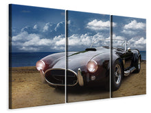 Laden Sie das Bild in den Galerie-Viewer, Leinwandbild 3-teilig Traum Oldtimer