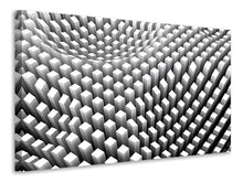 Laden Sie das Bild in den Galerie-Viewer, Leinwandbild 3D-Rasterdesign