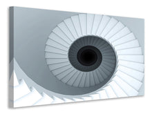 Laden Sie das Bild in den Galerie-Viewer, Leinwandbild 3D Wendeltreppe