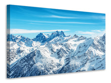 Laden Sie das Bild in den Galerie-Viewer, Leinwandbild Alpenpanorama