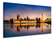 Laden Sie das Bild in den Galerie-Viewer, Leinwandbild Big Ben in der Nacht