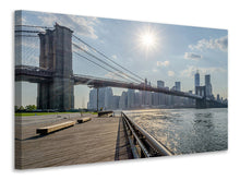 Laden Sie das Bild in den Galerie-Viewer, Leinwandbild Brooklyn Bridge