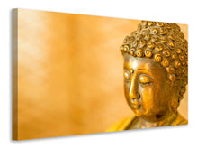 Laden Sie das Bild in den Galerie-Viewer, Leinwandbild Buddha Kopf