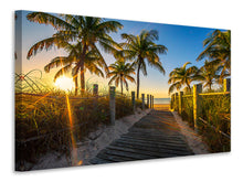 Laden Sie das Bild in den Galerie-Viewer, Leinwandbild Das Strandhaus