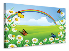 Laden Sie das Bild in den Galerie-Viewer, Leinwandbild Der bunte Regenbogen