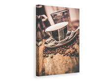 Laden Sie das Bild in den Galerie-Viewer, Leinwandbild Die Tasse Kaffee