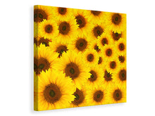 Laden Sie das Bild in den Galerie-Viewer, Leinwandbild Ein Strauss Sonnenblumen