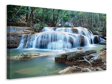 Laden Sie das Bild in den Galerie-Viewer, Leinwandbild Ein Wasserfall