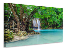 Laden Sie das Bild in den Galerie-Viewer, Leinwandbild Fliessgewässer