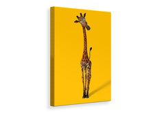 Laden Sie das Bild in den Galerie-Viewer, Leinwandbild Giraffensweety