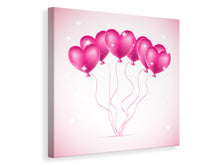 Laden Sie das Bild in den Galerie-Viewer, Leinwandbild Herzballons