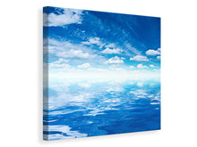 Laden Sie das Bild in den Galerie-Viewer, Leinwandbild Himmel und Wasser