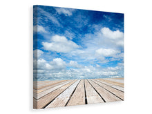 Laden Sie das Bild in den Galerie-Viewer, Leinwandbild Hoch über den Wolken