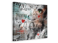 Leinwandbild I Love Paris