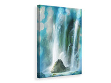 Laden Sie das Bild in den Galerie-Viewer, Leinwandbild Im Wasserfall