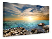 Laden Sie das Bild in den Galerie-Viewer, Leinwandbild Meerwasser