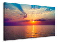 Laden Sie das Bild in den Galerie-Viewer, Leinwandbild Mystischer Sonnenaufgang