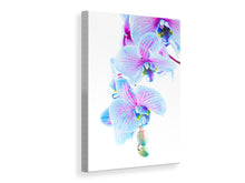 Laden Sie das Bild in den Galerie-Viewer, Leinwandbild Orchideen-Schmetterling