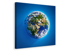 Laden Sie das Bild in den Galerie-Viewer, Leinwandbild Planet Earth