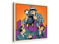 Leinwandbild Pop Art Paparazzi