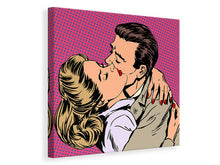Laden Sie das Bild in den Galerie-Viewer, Leinwandbild Pop Art Sehnsucht