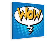 Laden Sie das Bild in den Galerie-Viewer, Leinwandbild Pop Art Sprechblase