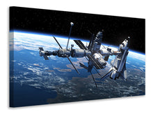 Laden Sie das Bild in den Galerie-Viewer, Leinwandbild Satellit
