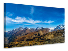 Laden Sie das Bild in den Galerie-Viewer, Leinwandbild Schweizer Alpen im Frühling