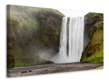 Laden Sie das Bild in den Galerie-Viewer, Leinwandbild Skogafoss